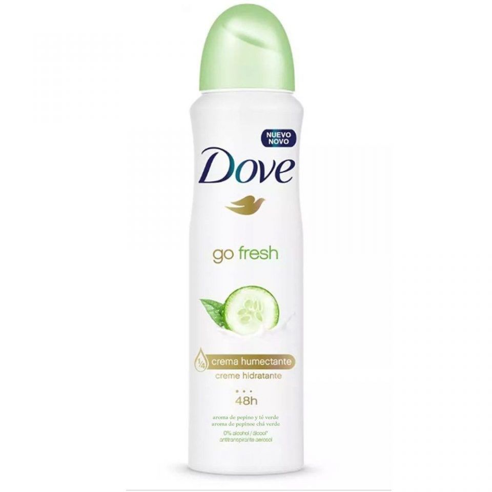 Dove Desodorante Antitranspirante Aerosol Go Fresh Pepino e Chá Verde