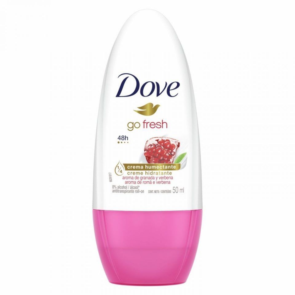 Desodorante Antitranspirante Roll On Dove Go Fresh Romã E Verbena