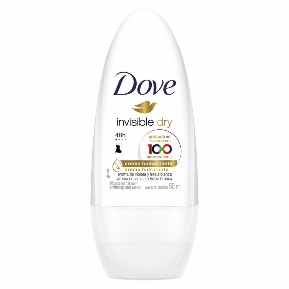 Desodorante Antitranspirante Roll On Dove Invisible Dry