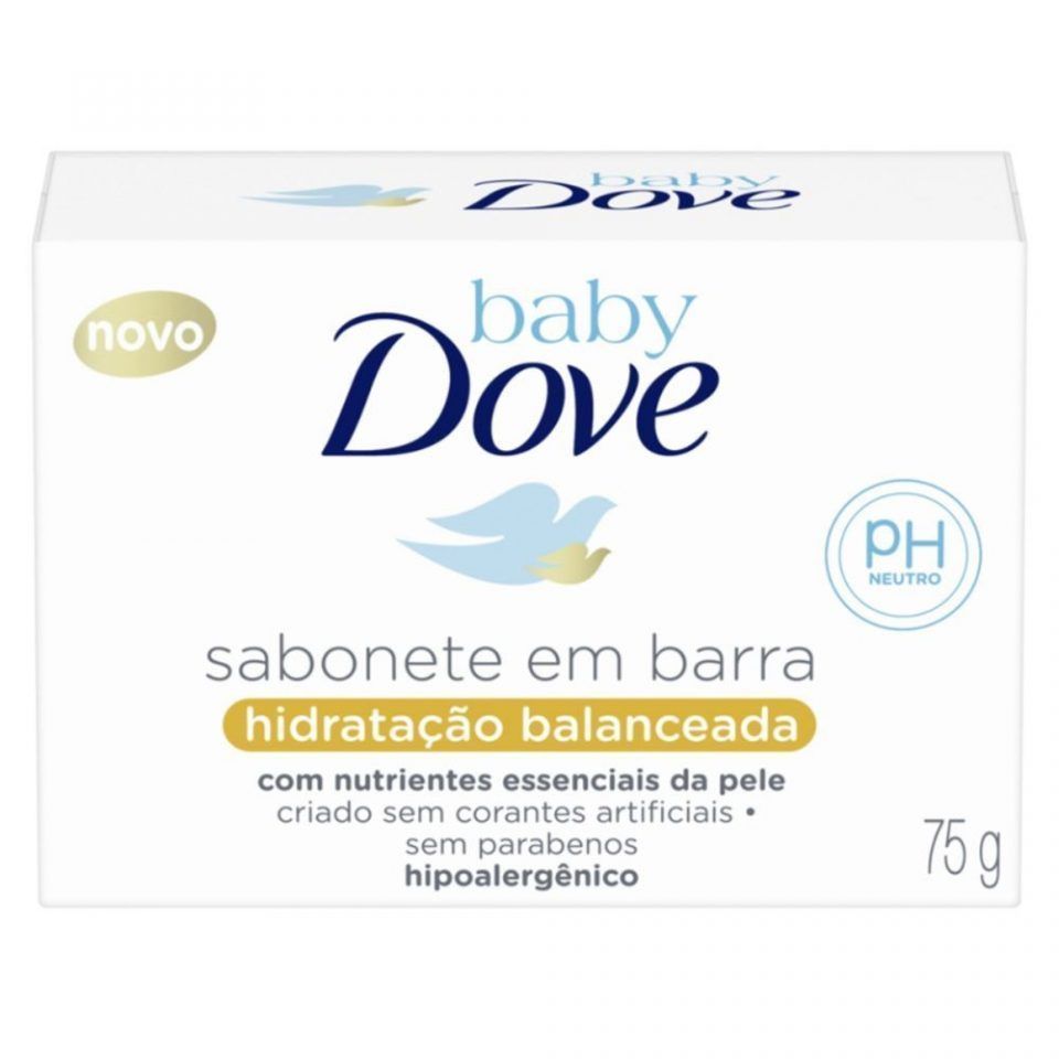 Sabonete em Barra Baby Dove Hidratação Balanceada