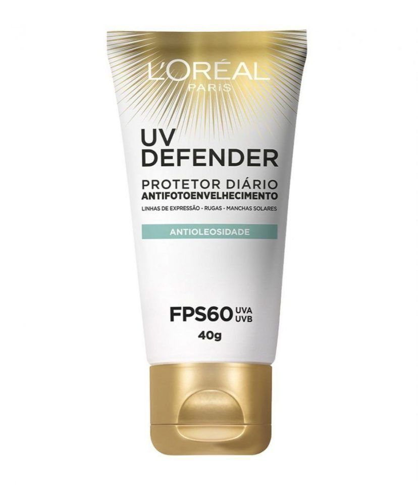 Protetor Solar Facial L'Oréal Paris UV Defender Diário Antioleosidade FPS 60