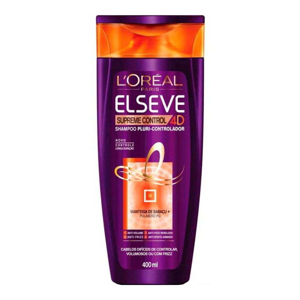 Shampoo Elseve L'Oréal Paris Supreme Control 4D