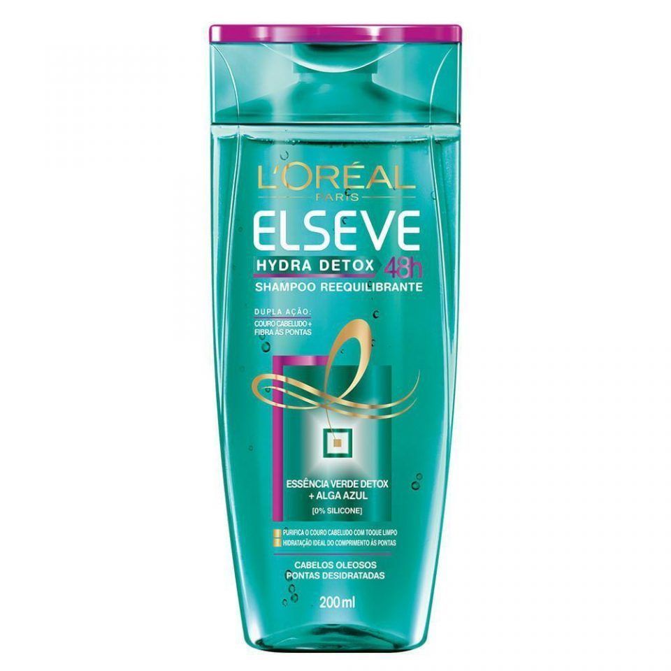 Shampoo Reequilibrante Elseve L'Oréal Paris Hydra Detox 48H