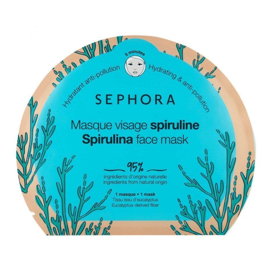 Máscara Facial Sephora Collection Fiber Mask Spirulina