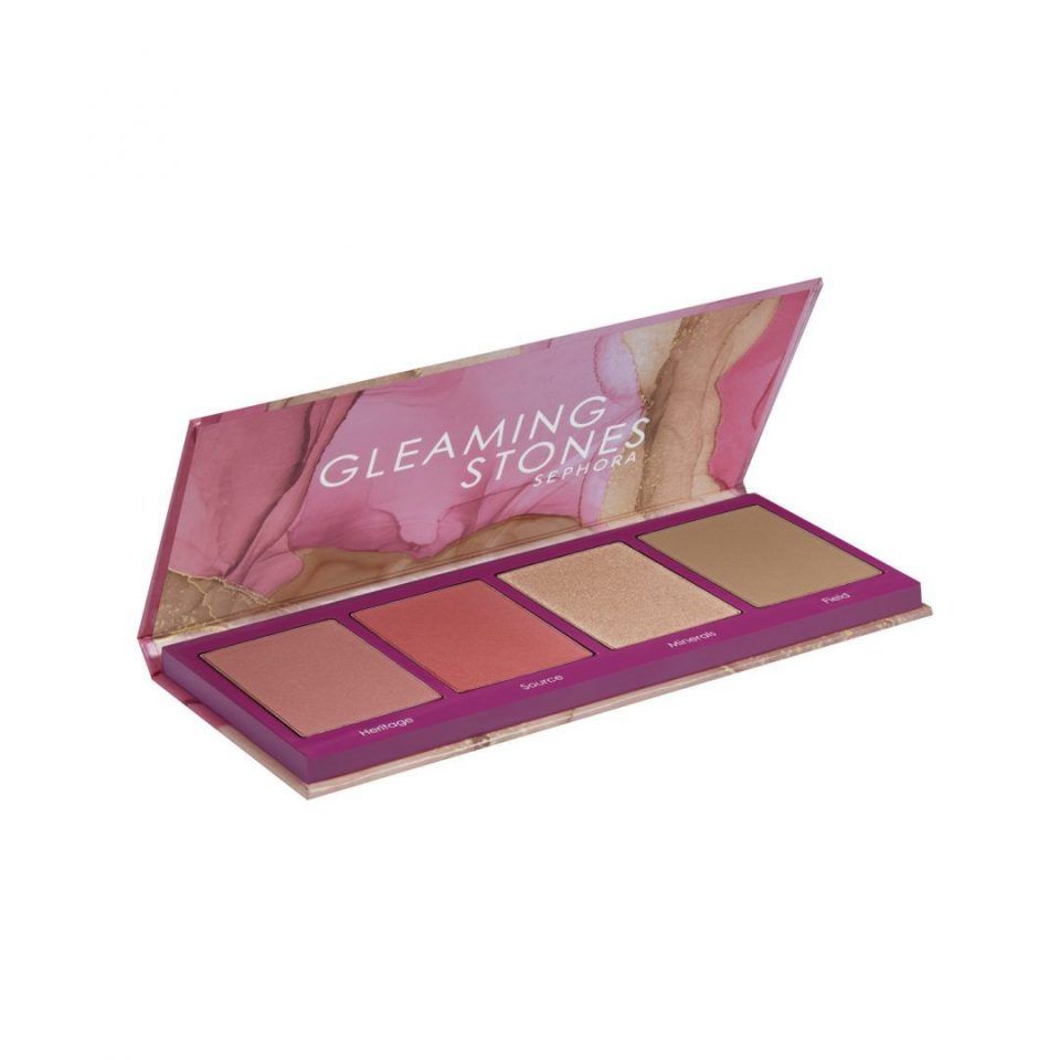 Paleta De Face Sephora Collection Gleaming Stones Pink Minerals