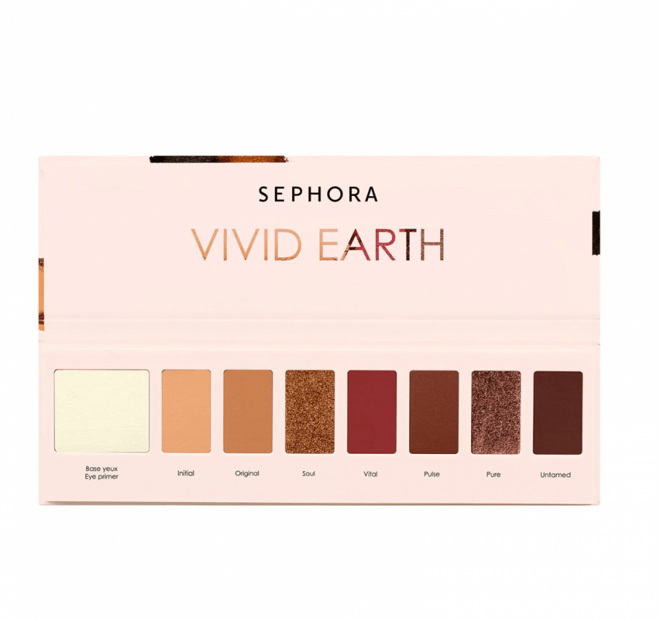 Paleta De Sombra Sephora Collection Vivid Earth Rough Nature